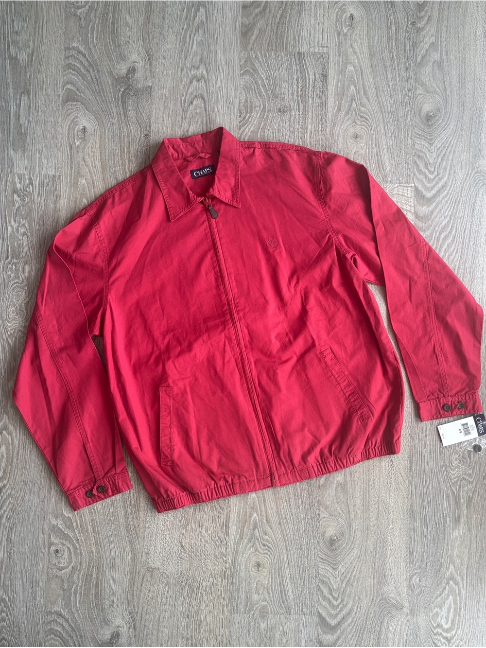 Chaps Red Zip Up Jacket NWT